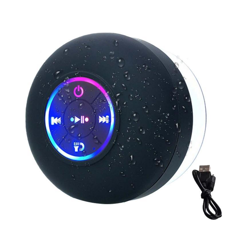 Vòi hoa sen loa mini chống nước chống hút vòi hoa sen máy nghe máy chơi âm thanh đẹp tay máy nghe nhạc âm thanh cho màu di động: màu đen