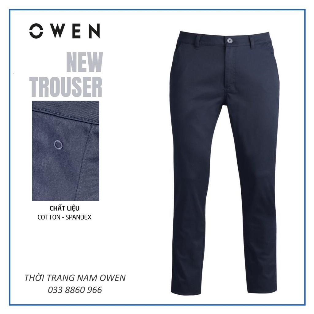 OWEN - Quần kaki Owen màu xanh navy 91735 - Quần kaki nam