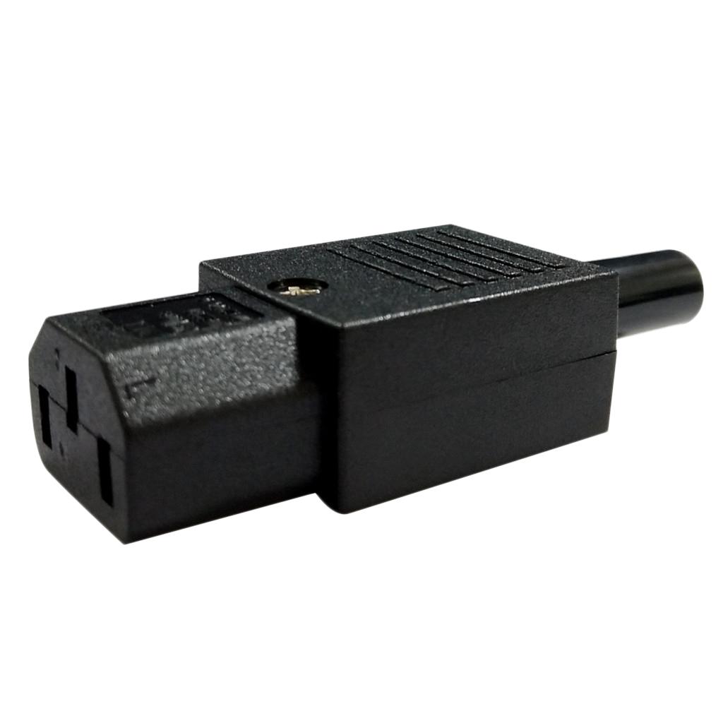 IEC320 C13 Power Supply Connector Socket Adapter Plug for IEC Power Cable,