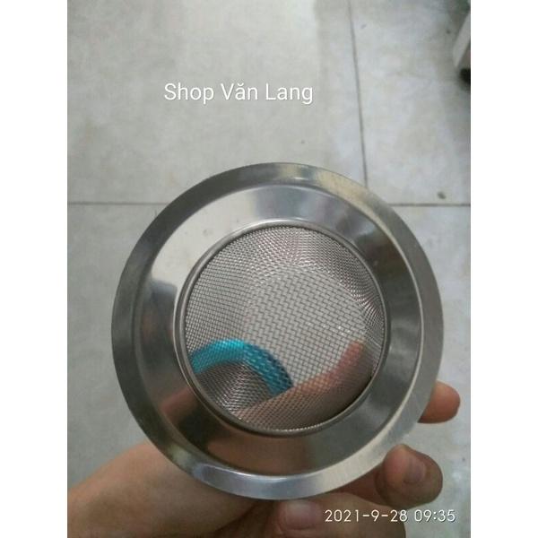 2 Giỏ lọc rác bồn rửa bát, nhà tắm, khung lưới lọc rác bằng inox sáng bóng