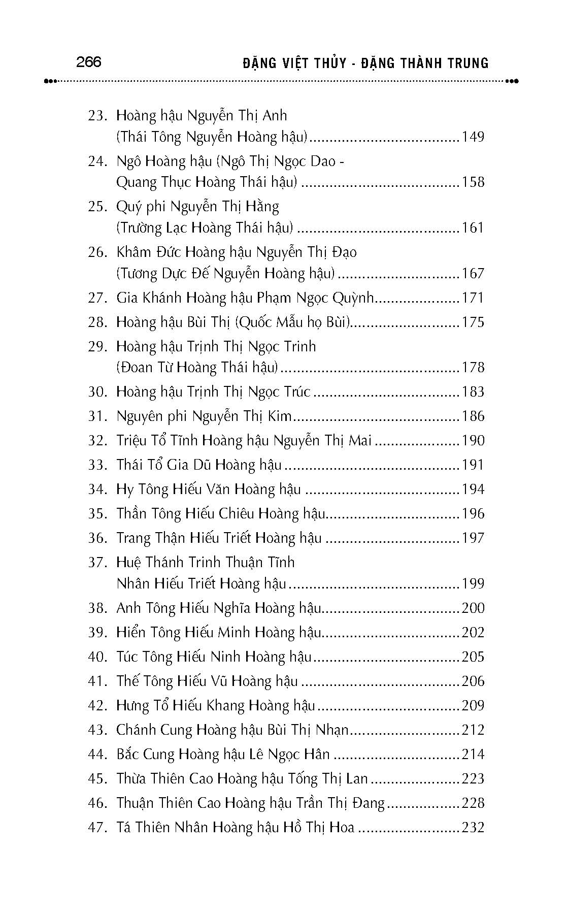 54 Vị Hoàng Hậu Việt Nam (Tb)