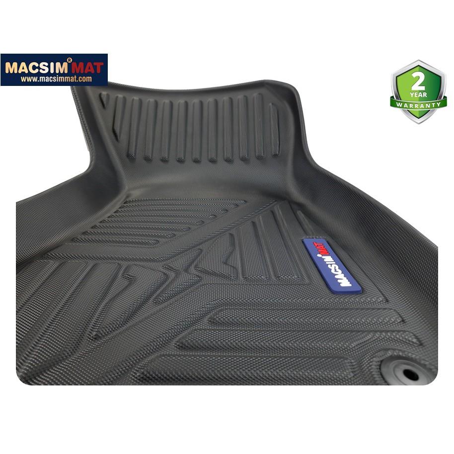 Thảm lót sàn xe ô tô Audi A5 2017 - 2020 Nhãn hiệu Macsim chất liệu nhựa TPV cao cấp màu đen