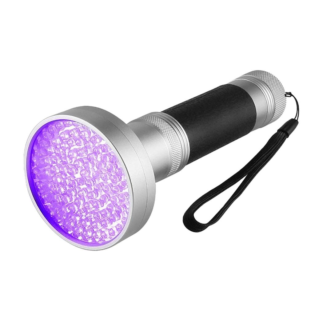 100 LED UV Torch 395nm Ultraviolet Flashlight Blacklight Pet Urine Detection