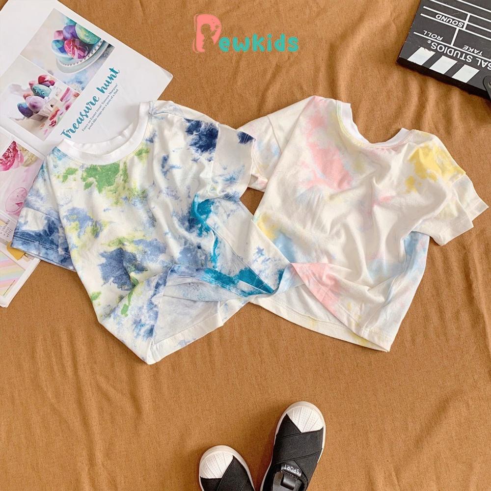 Bộ cộc tay cho bé Dewkids thun cotton cộc tay thoáng mát cho bé trai, bé gái