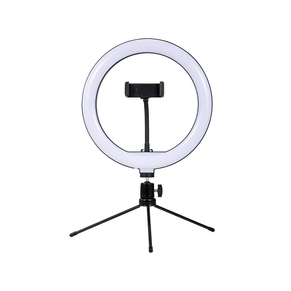 Đèn tự sướng LED Ring Light có chân đế máy tính để bàn phích cắm USB cho YouTube Tik Tok Live 10 inch