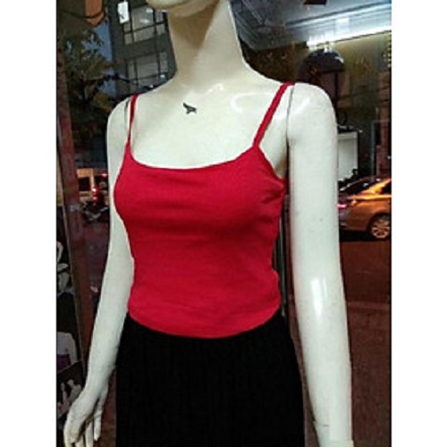 Áo 2 dây chất liệu cotton mềm mịn đẹp cho nữ