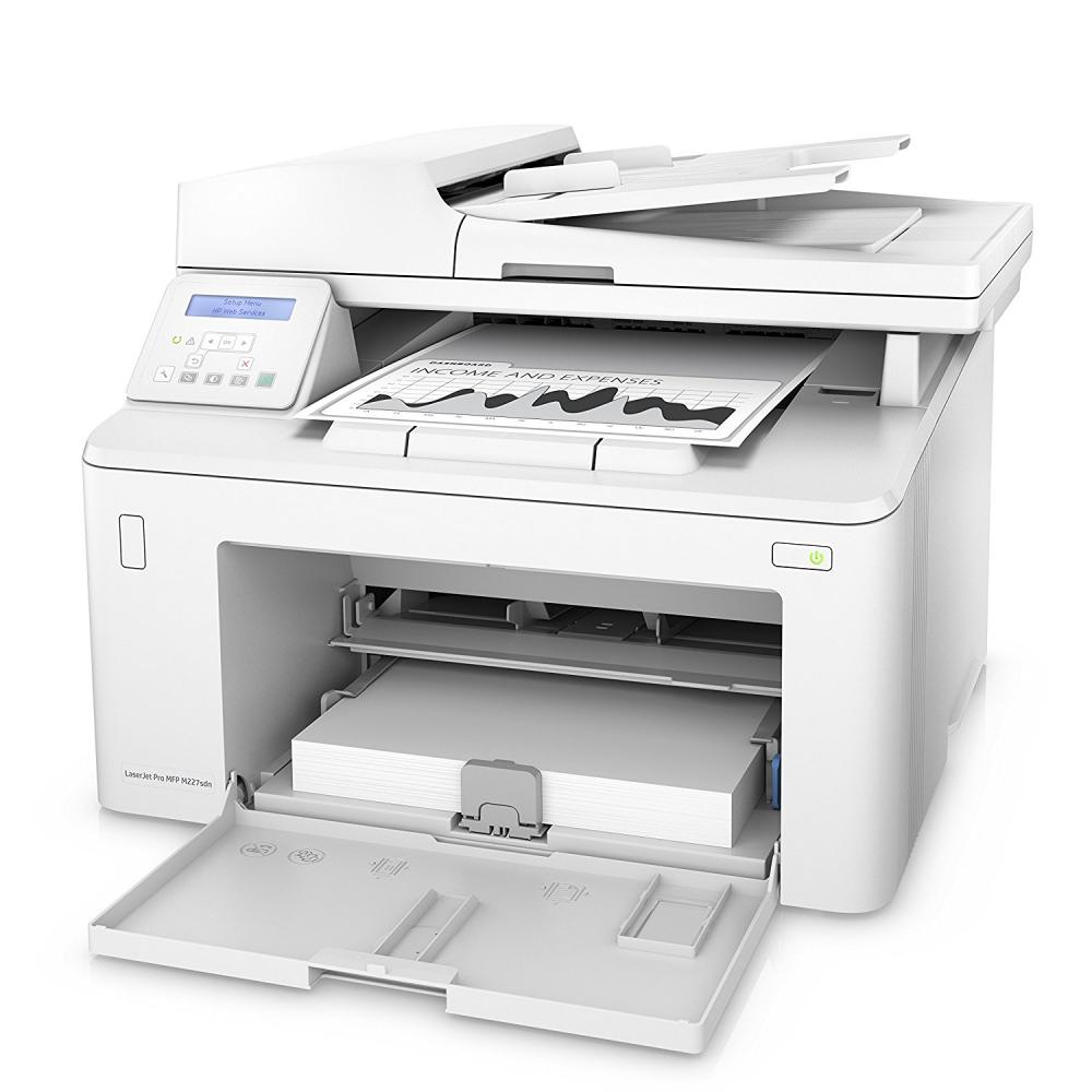 Máy In Laser Trắng Đen Đa Năng HP LaserJet Pro MFP M227SDN (In,Scan, Copy, In 2 mặt tự động)_G3Q74A - Hàng Chính Hãng