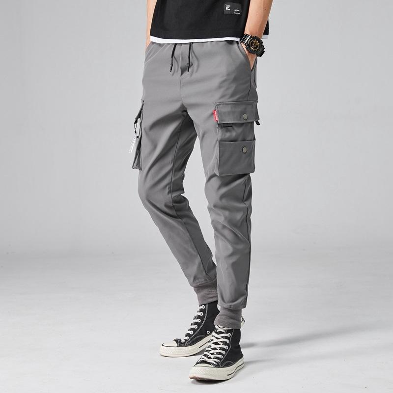 Quần kaki jogger Túi Hộp nai Dài Bo Gấu - Chất Vải Kaki Kiểu Thể Thao UNISEX Hai Màu Đen, xám. 03x