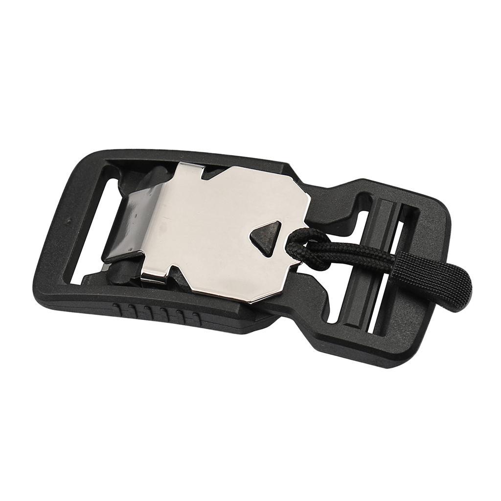 Adjustable Security Lock Webbing Buckle for 25mm Webbing Backpack