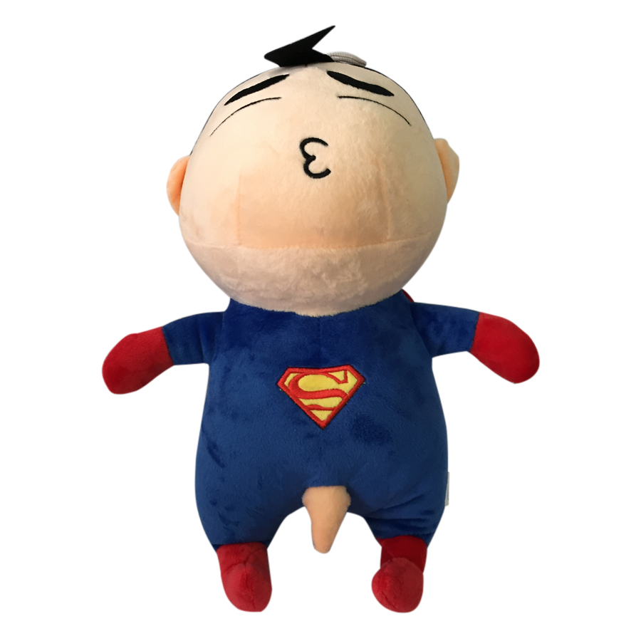 Gấu Bông Shin Superman (Xanh)