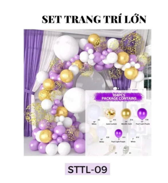 Set bóng bay Party Home trang trí sinh nhật đám cưới
