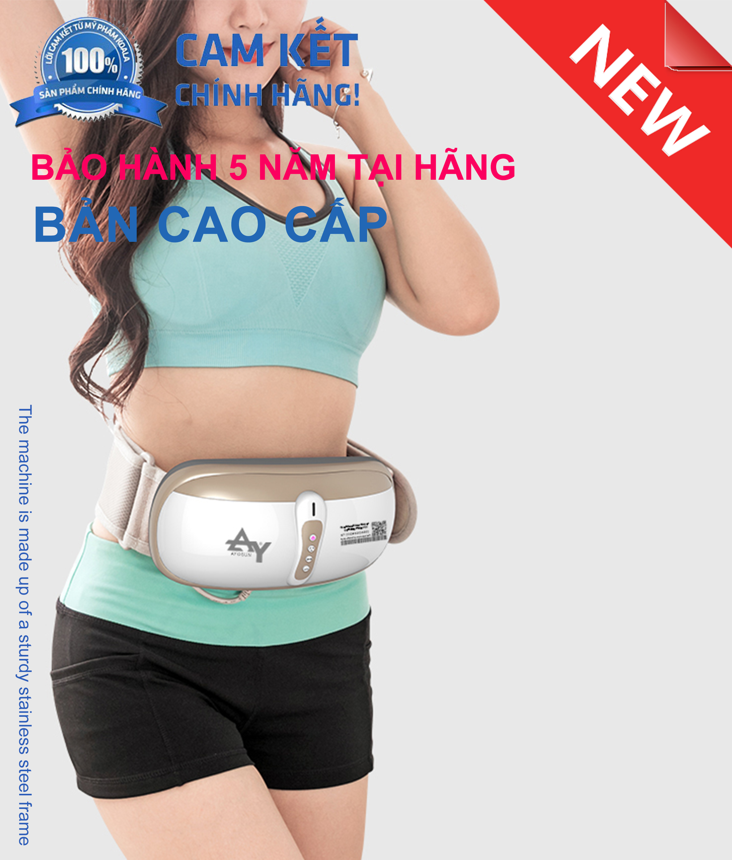 máy giảm mỡ  bụng cao cấp hàng chính hãng hàn quốc