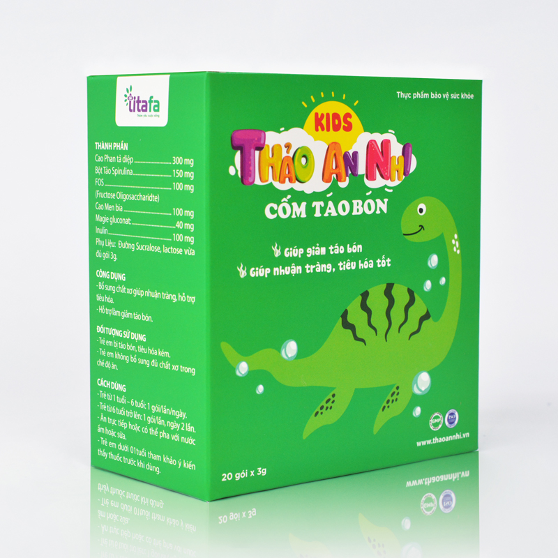 Cốm táo bón KIDS THẢO AN NHI - Giải pháp nhuận tràng, giảm táo bón cho trẻ - [Chính hãng TITAFA]