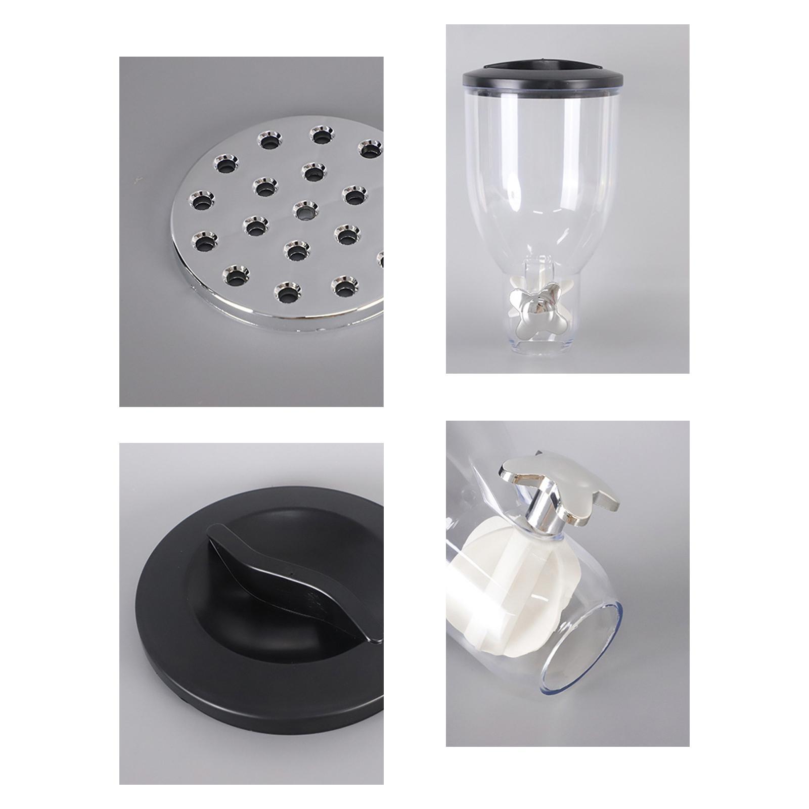 Cereal Dispenser Grains Rice Candy Bucket Tight Kitchen Countertop