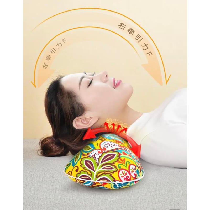 Gối ngải cứu thảo mộc Trung Hoa, Túi chườm ngải cứu cắm điện massage chườm nóng hỗ trợ giảm đau mỏi cổ vai gáy