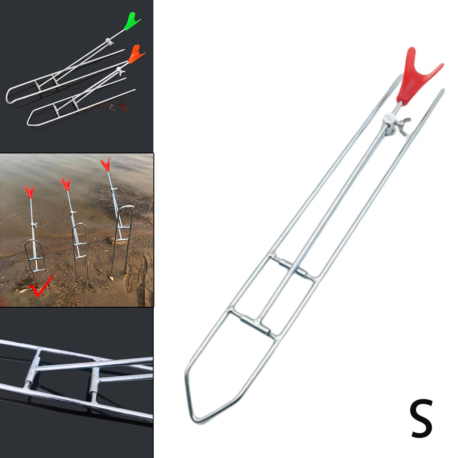 Foldable Fishing Rod Pole Holder Adjustable Folding Pole Stand Bracket