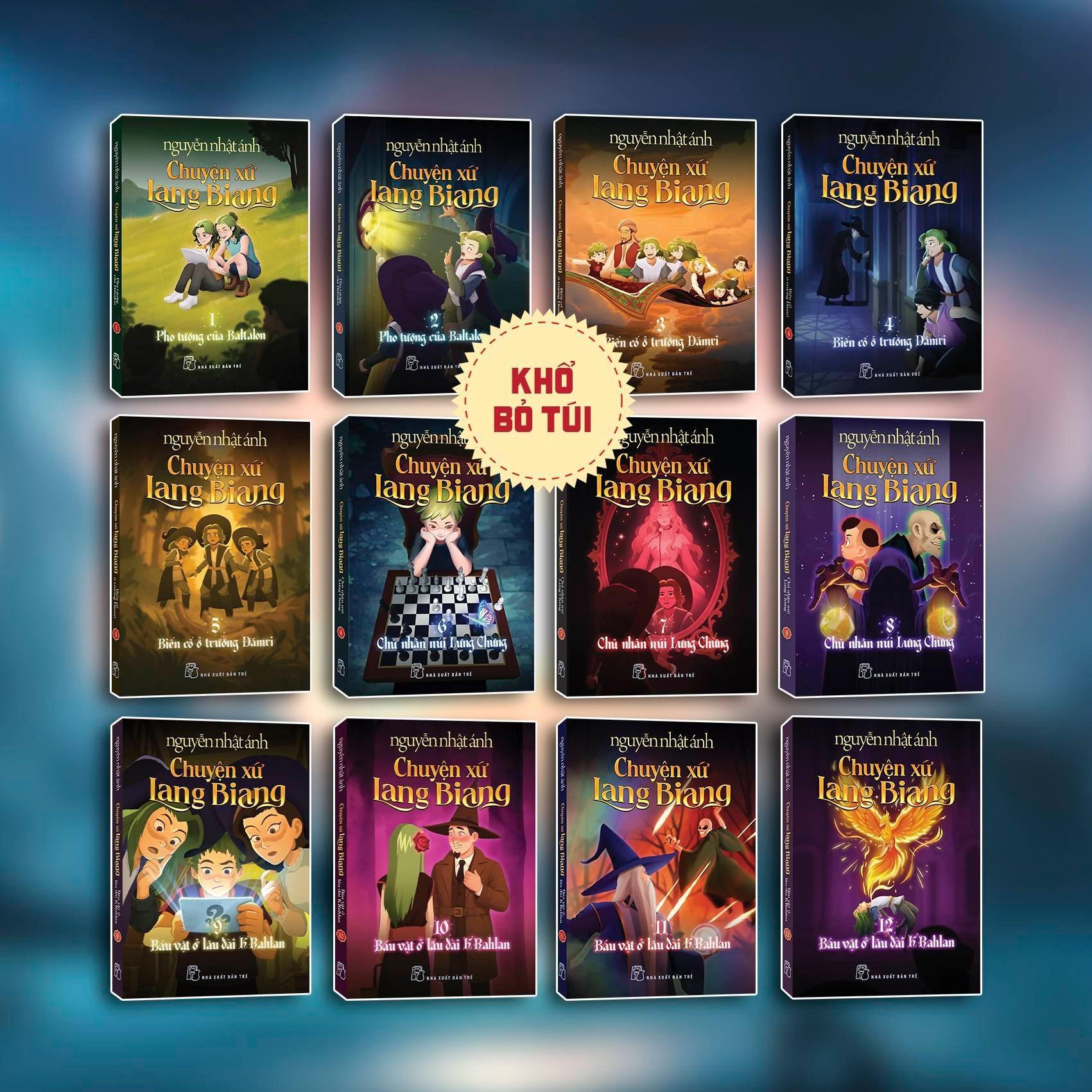 Sách - Boxset Chuyện Xứ Lang Biang - Khổ Bỏ Túi (Hộp 12 Cuốn) - Nguyễn Nhật Ánh - NXB Trẻ
