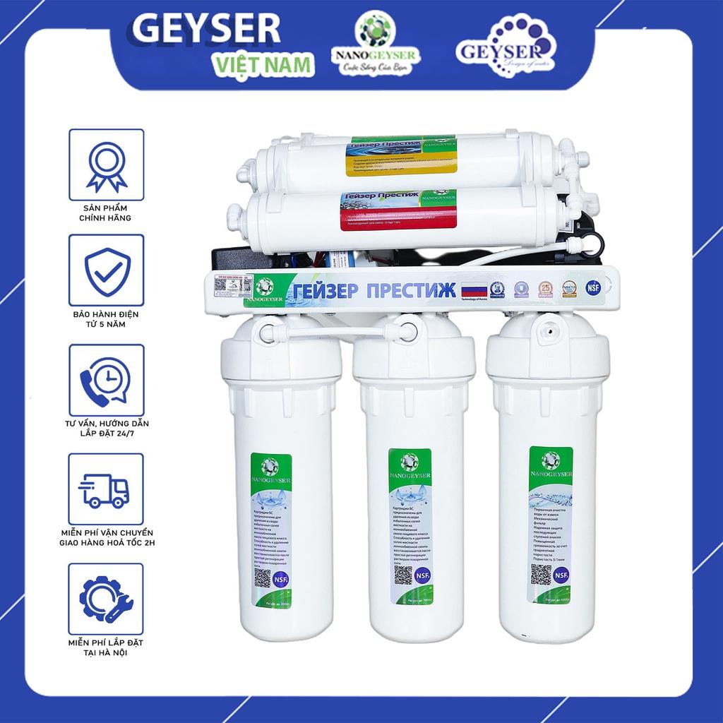 Máy lọc nước RO Geyser ECO 8 Cấp lọc, Tặng kèm Vòi 304 Không Chì & Bộ phụ kiện trị giá 399k