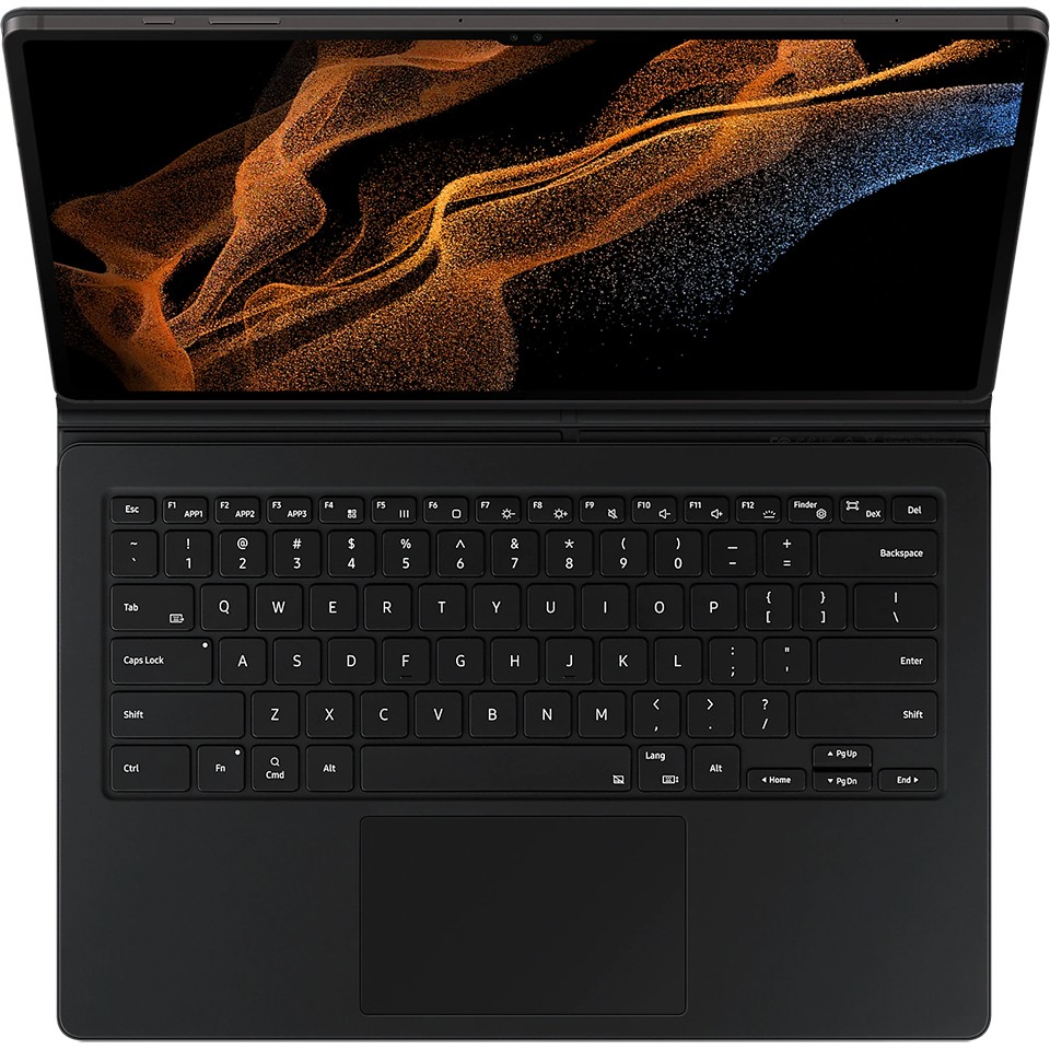 Bao Da kèm bàn phím Samsung Galaxy Tab S8 Ultra Keyboard Cover - Hàng Chính Hãng