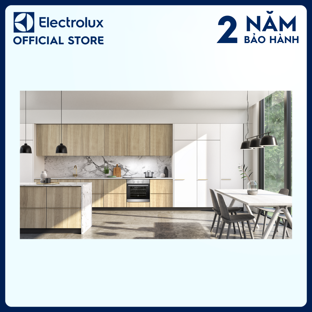 Lò nướng âm tủ Electrolux RZB2110AAXA 60cm 53L - Đa dạng chế độ nướng, Tính năng hẹn giờ thông minh