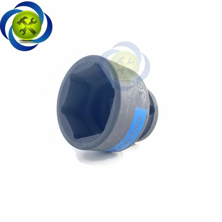 Tuýp 30mm loại 1/2 Kingtony 453530M ngắn 6 cạnh màu đen