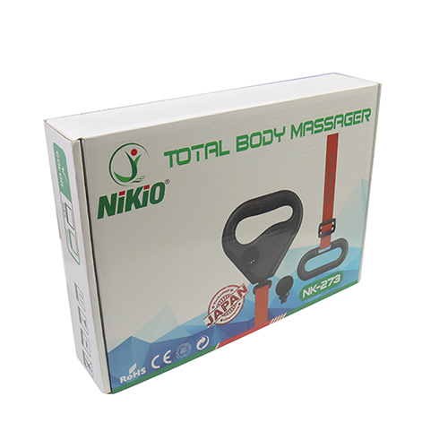 Súng (Máy) Massage Cầm Tay Nikio NK-273 - Hỗ Trợ Mát Xa Giãn Cơ Chuyên Sâu, Thư Giãn, Giảm Đau, Giảm Căng Cứng Cơ Bắp - Đầu Massage Tròn + Dây Đai Matxa