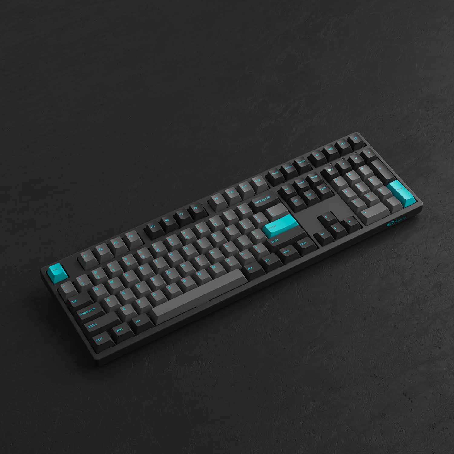 Bàn Phím Cơ Máy Tính Có Dây - AKKO 3108 Plus Black &amp; Cyan| Foam Tiêu Âm| AKKO CS Switch| Chuyên Game| Hàng Chính Hãng