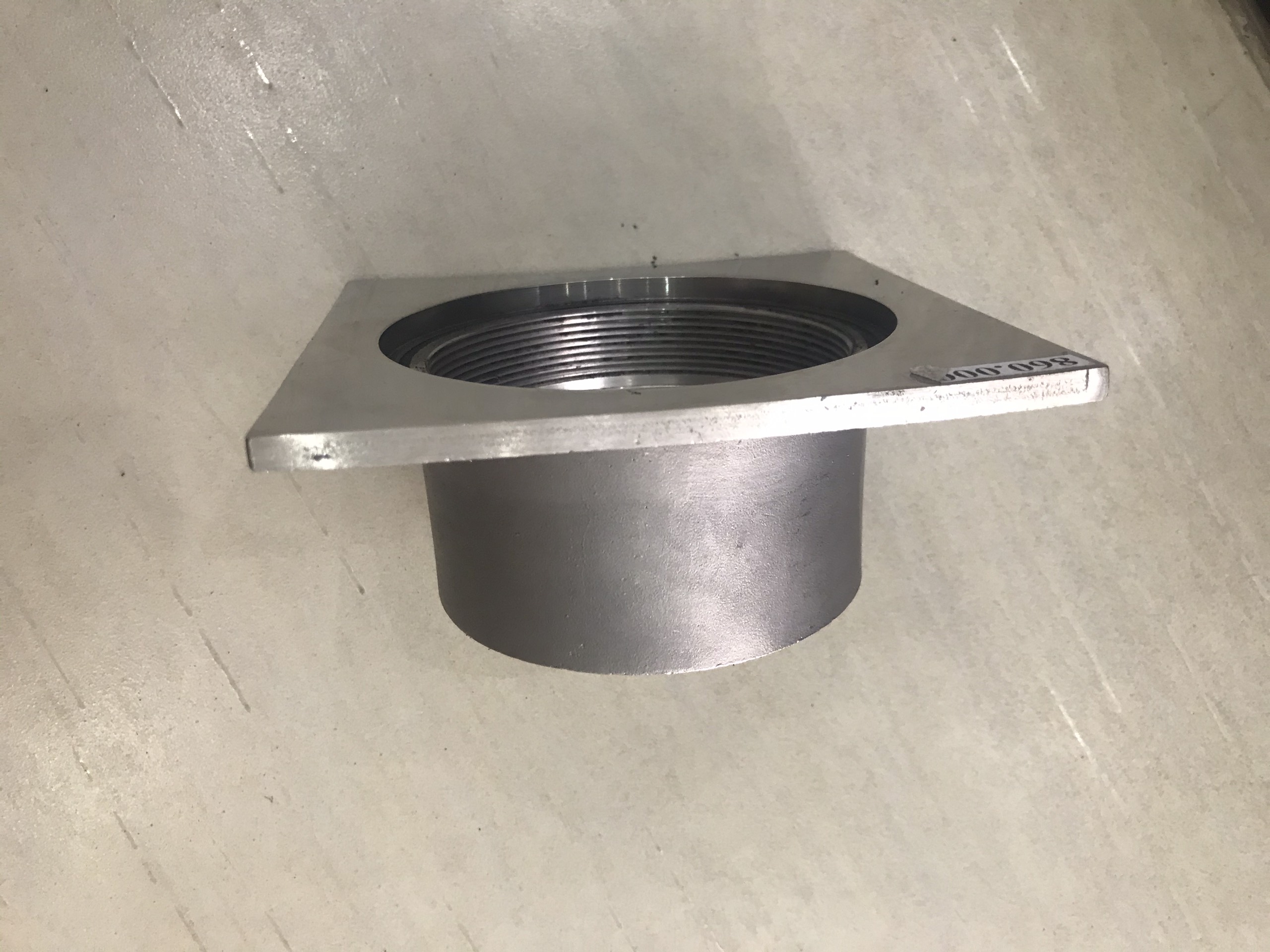 Cầu chắn rác sân thượng 10x10cmØ60 đúc nguyên khối GL SUS304, không gỉ, tuổi thọ cao, chịu lực lớn