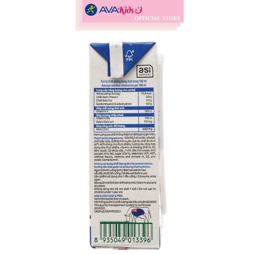Lốc 4 hộp sữa tiệt trùng Nutimilk New Zealand ít đường 180 ml (từ 1 tuổi)