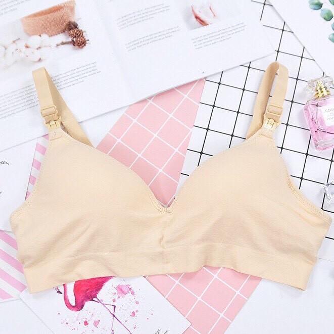 (AB11) áo Bra cao cấp chuyên dụng cho mẹ bầu va mẹ sữa (kèm mút nâng ngực