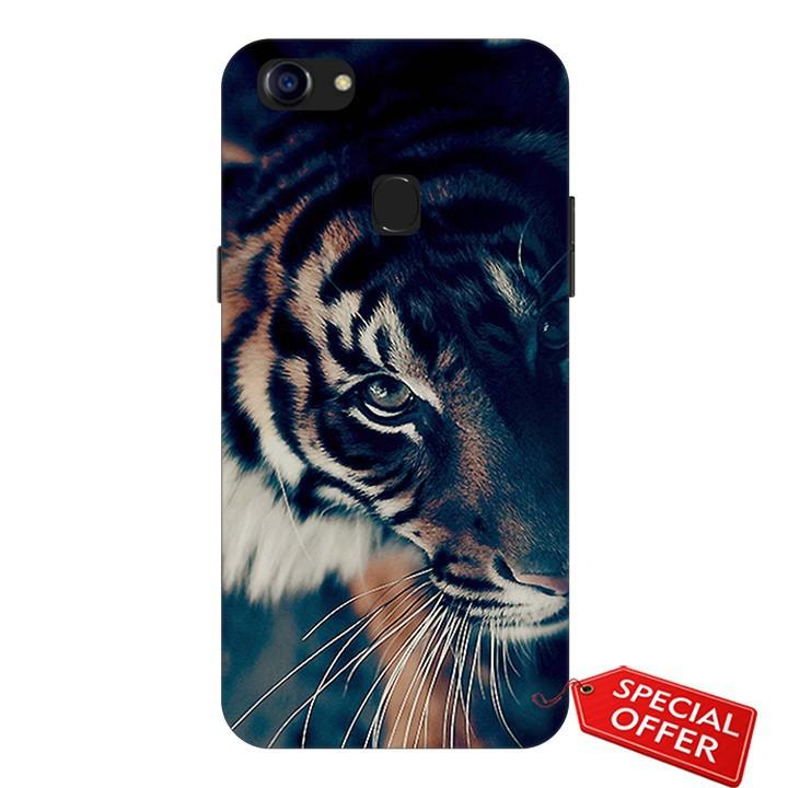 Ốp lưng dành cho điện thoại Oppo F5- nhựa dẻo Silicone in hình Mắt Hổ