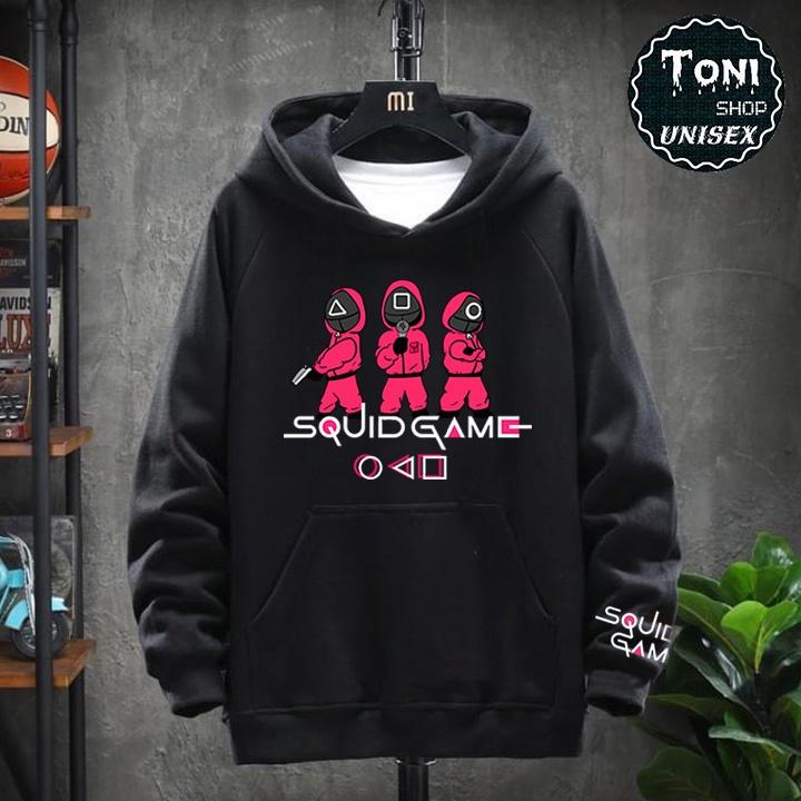 ÁO KHOÁC HOODIE Nỉ Bông Cao Cấp SQUID GAME (HD5000 - Full Size Full Màu)