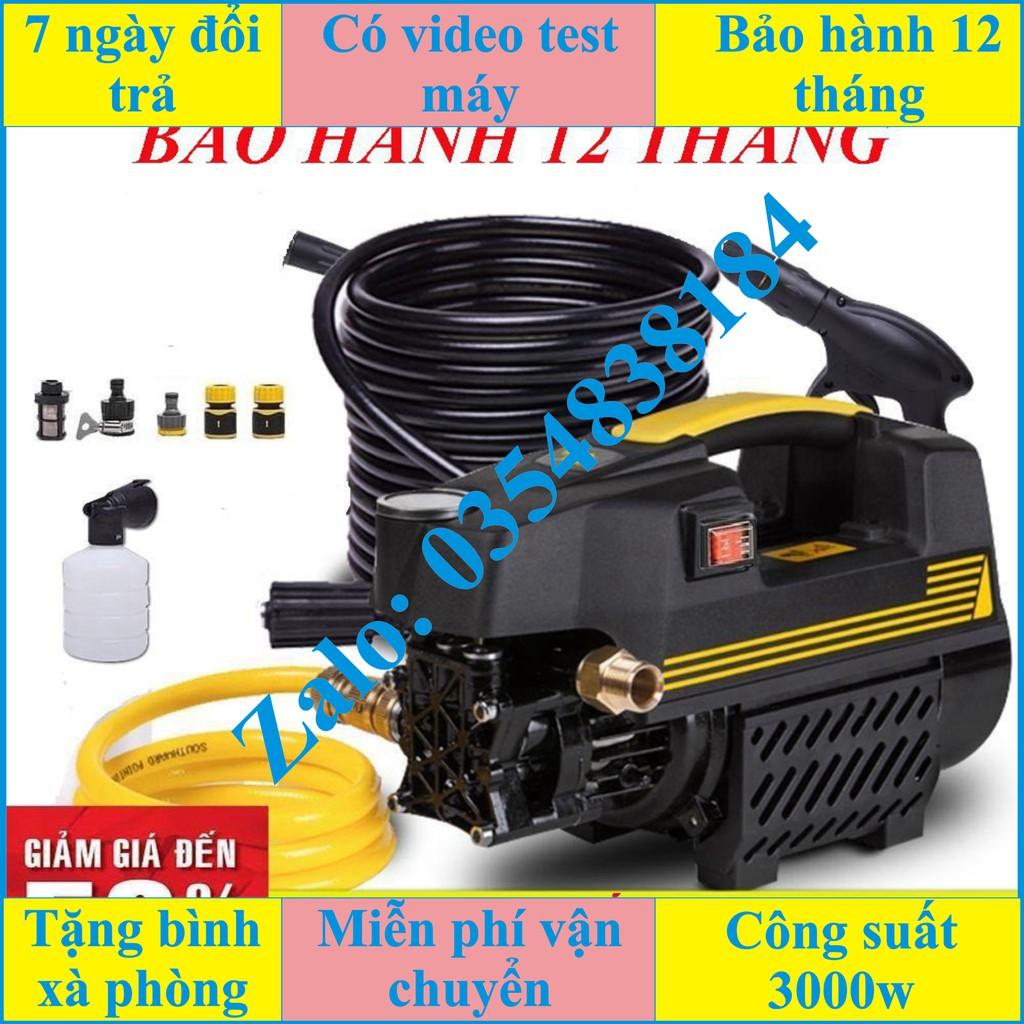 Máy rửa xe công suất mạnh Sakura, Máy rửa xe áp lực cap 2500w- Đánh bay mọi vết bẩn dễ dàng