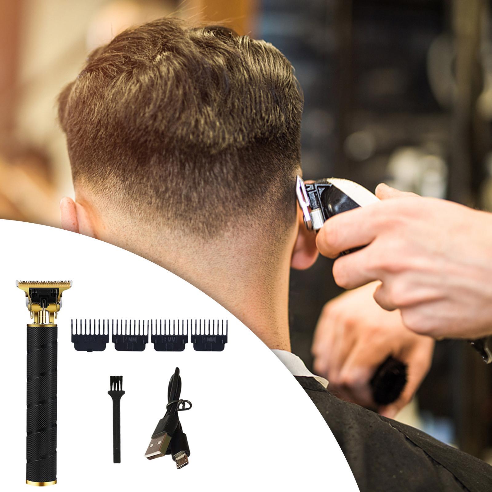 Hair Clippers for Men T-Blade Electric Beard Trimmer Liners Edgers Outliner Barbers