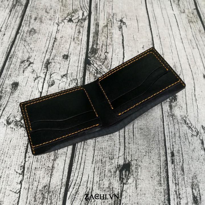 Ví nam ngang da bò thật 100% handmade - VN01R20