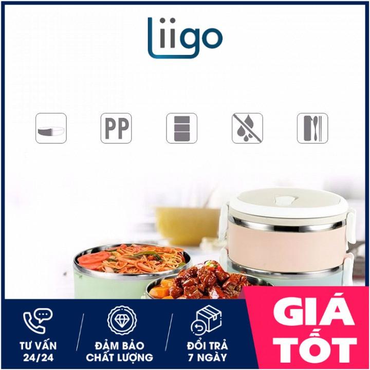 Hộp cơm giữ nhiệt lõi inox 2 tầng Lunch Box