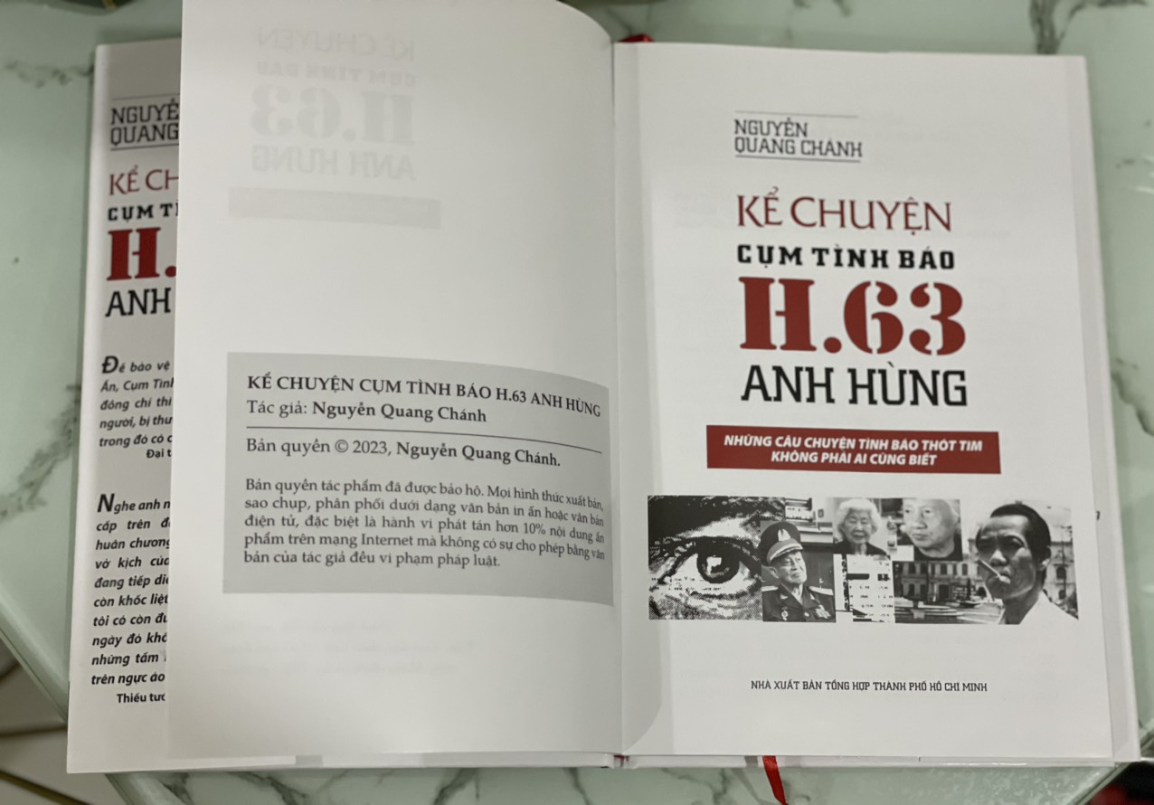 Kể chuyện Cụm Tình Báo H.63 Anh Hùng ( bìa cứng)