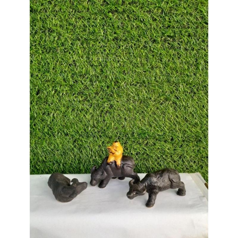 Tượng trâu mini - trâu trang trí hòn non bộ- tiểu cảnh