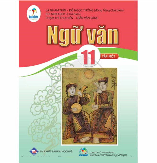 Sách - SGK Ngữ Văn 11 tập 1 Cánh Diều và 2 tập giấy kiểm tra kẻ ngang vỏ xanh