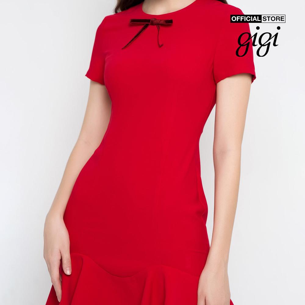 GIGI - Đầm mini đuôi cá Peplum Hemline G2101D221238