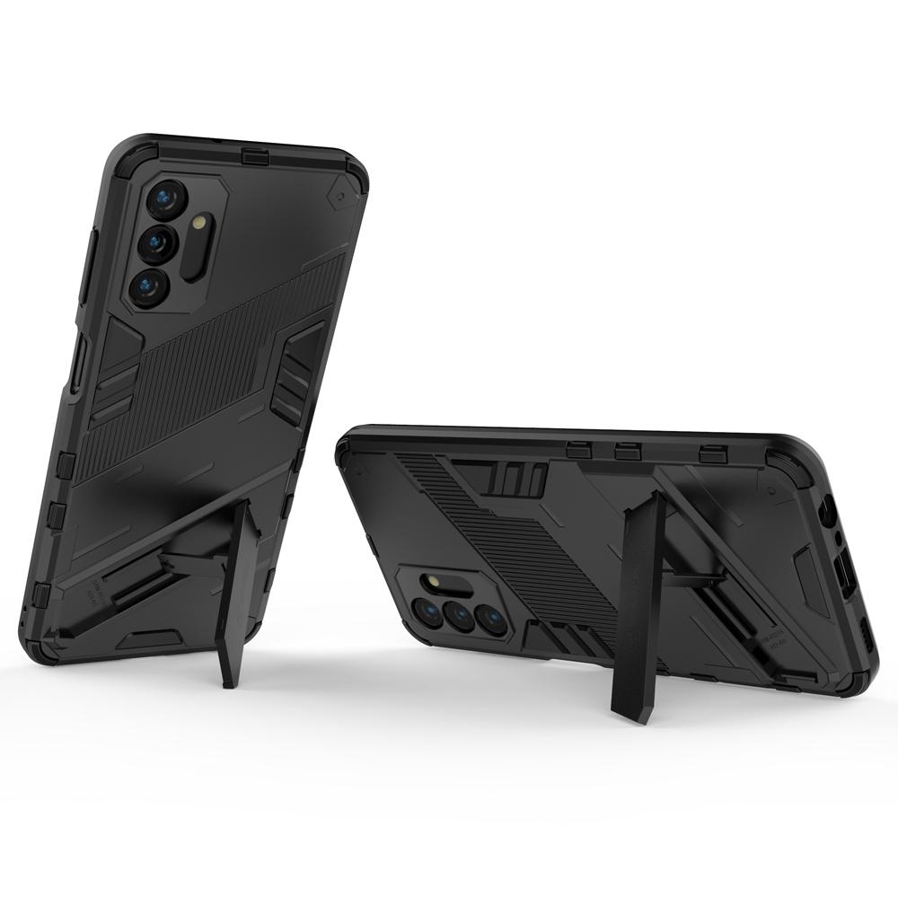 Ốp lưng cho Samsung A04S A13, Ốp chống sốc Iron Man PUNK cao cấp kèm giá đỡ cho Samsung A04S A13