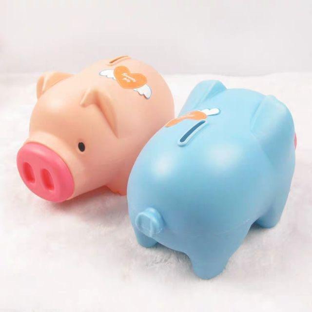 Lợn tiết kiệm nhựa xịn 2 cỡ siêu sinh
