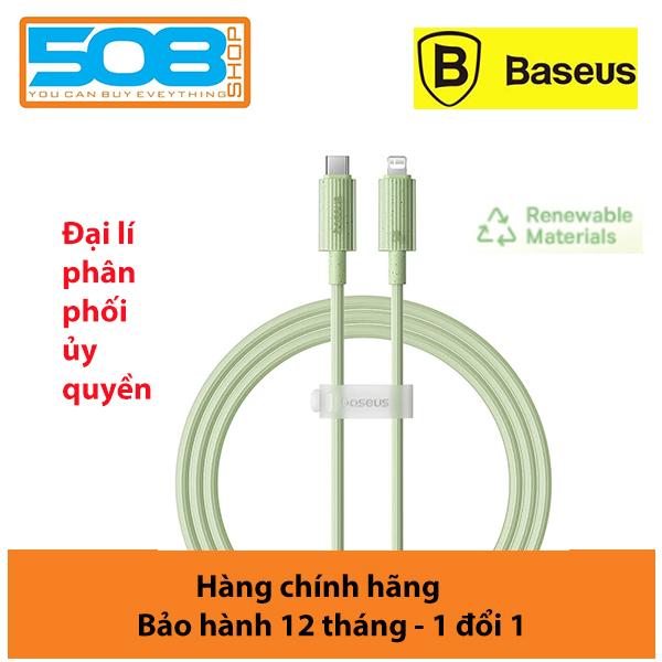 Cáp Sạc Nhanh Baseus Habitat Series Type-C to Lai-nin PD 20W (Fast Charging Data Cable) - Hàng chính hãng