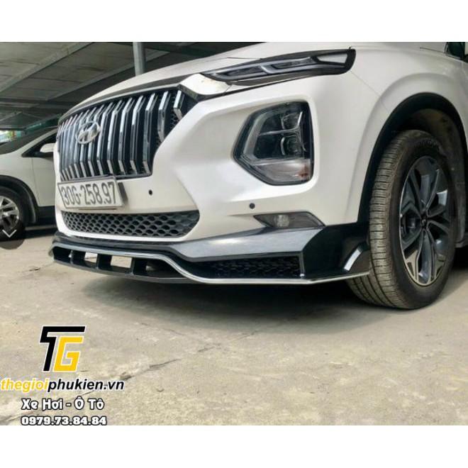 Ốp cản trước, Lip trước Hyundai Santafe 2019 - 2020