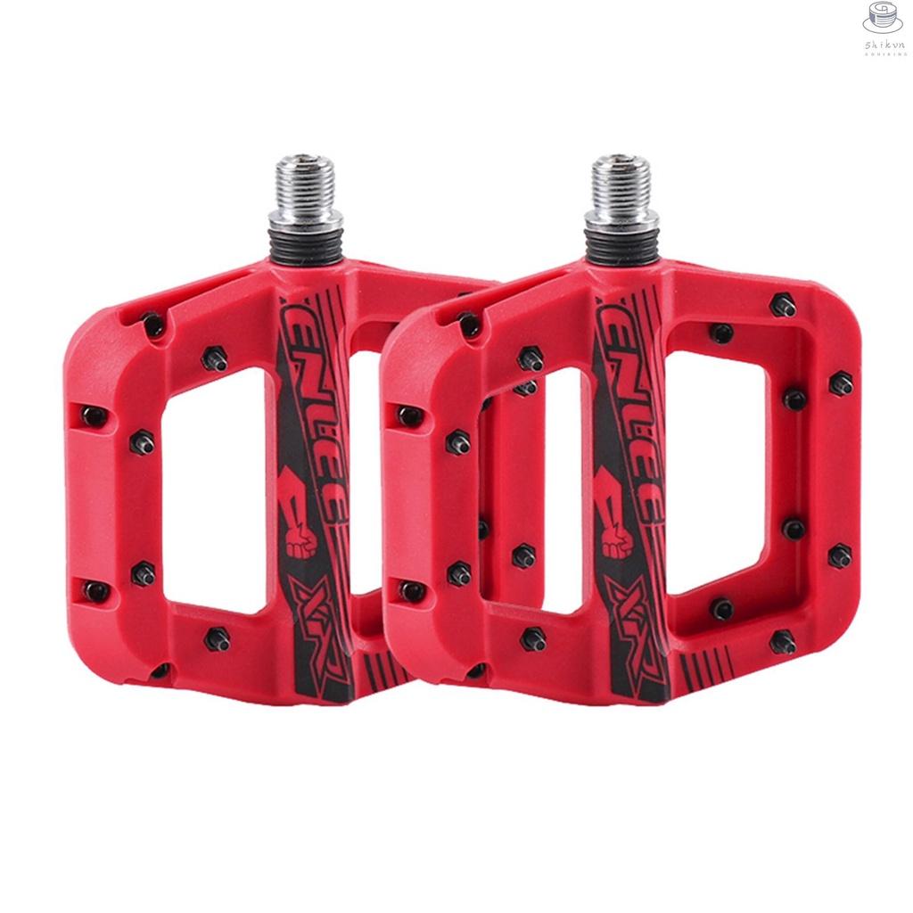 Bàn đạp xe đạp leo núi MTB 9/16 inch bằng sợi nylon gọn nhẹ chống trượt