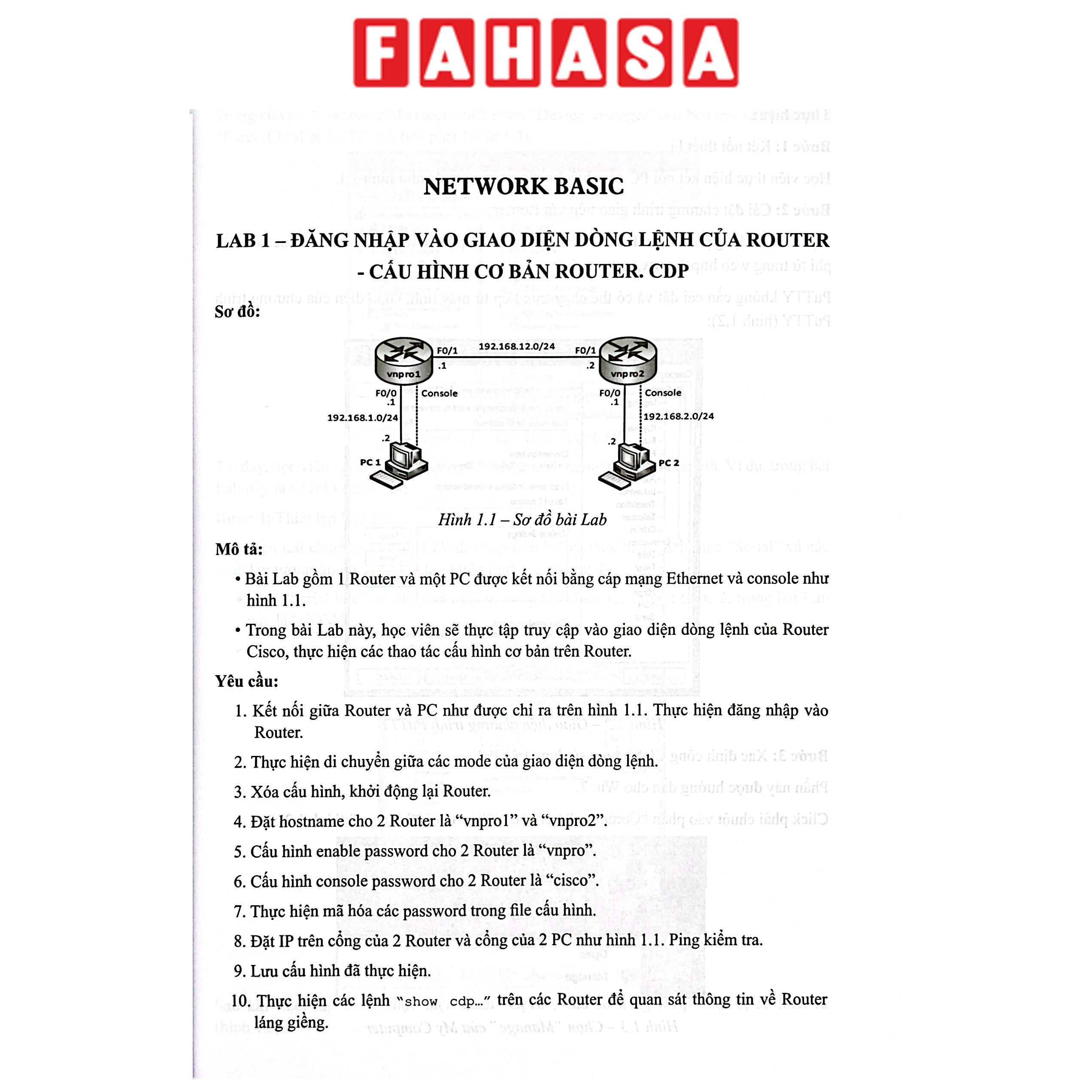 Sách - CCNA Labpro - Tập 1