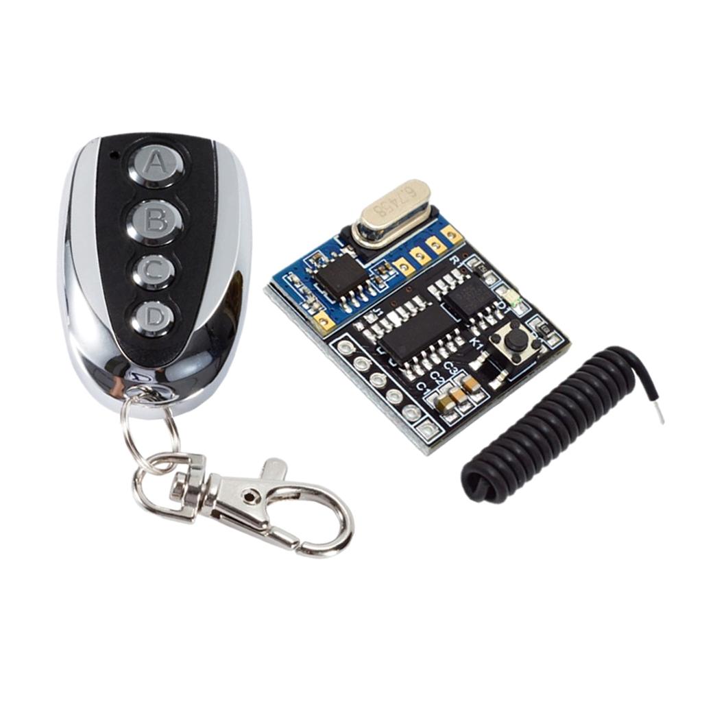 4 Channel 433mhz Wireless RF Control Relay Receiver + Transmitter