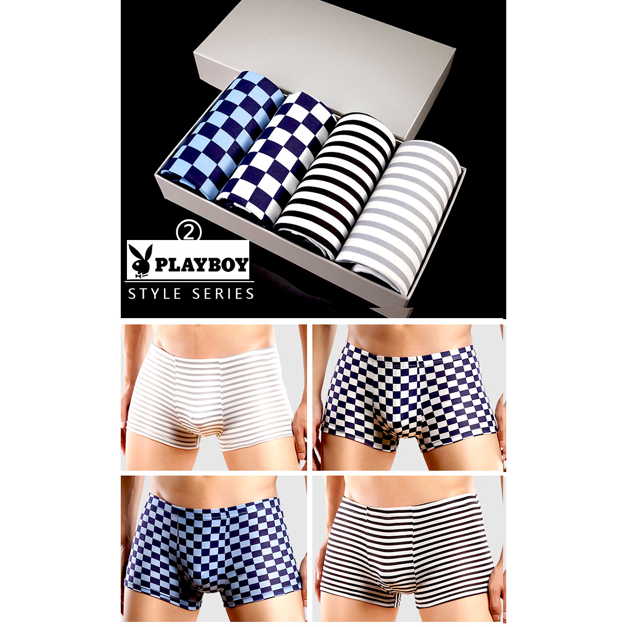 DESIGN 2023 - Quần lót nam, Quần sịp nam, Đồ lót nam - Quần Lót Boxer -Quà tặng cho nam giới - Quà tặng người yêu -  full túi hộp quà y hình