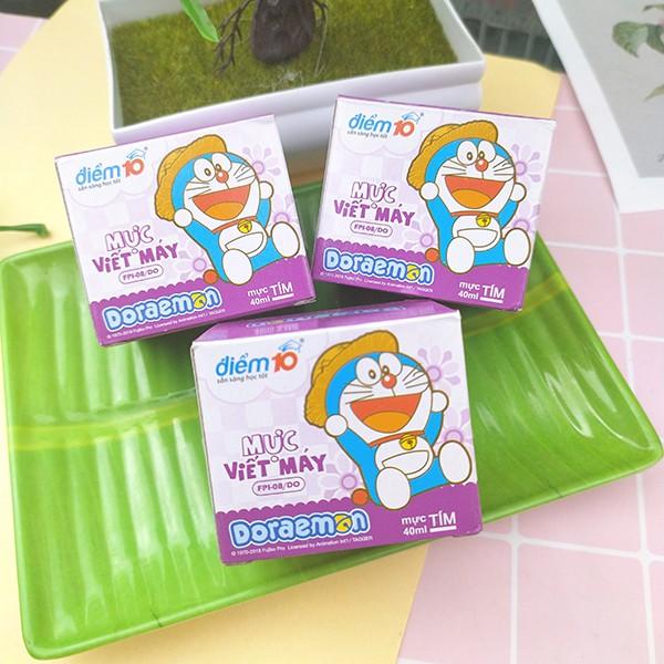 Mực viết máy màu tím Doraemon