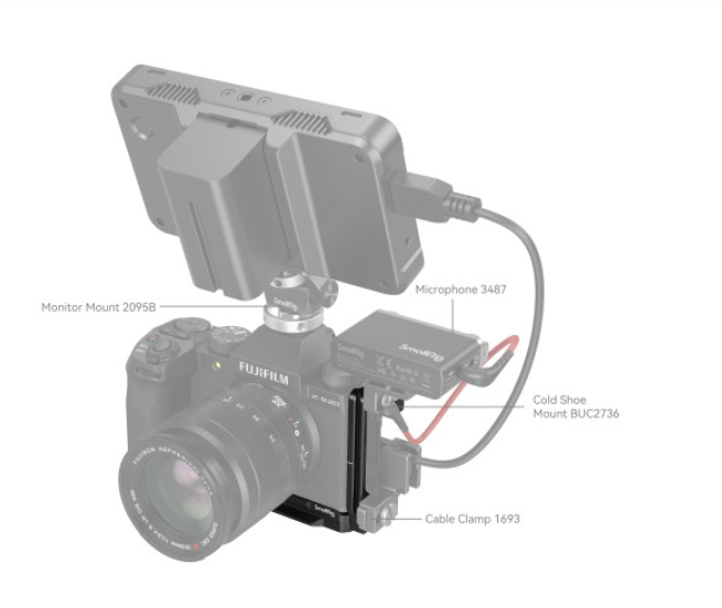 Khung bảo vệ máy ảnh SmallRig L-Bracket for fujifilm X-S20 4231 - Hàng Nhập Khẩu